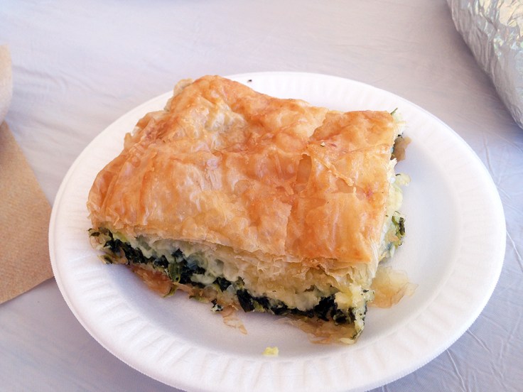 Man Fuel Food Blog - Cranston Greek Festival - Cranston, RI - Spanakopita