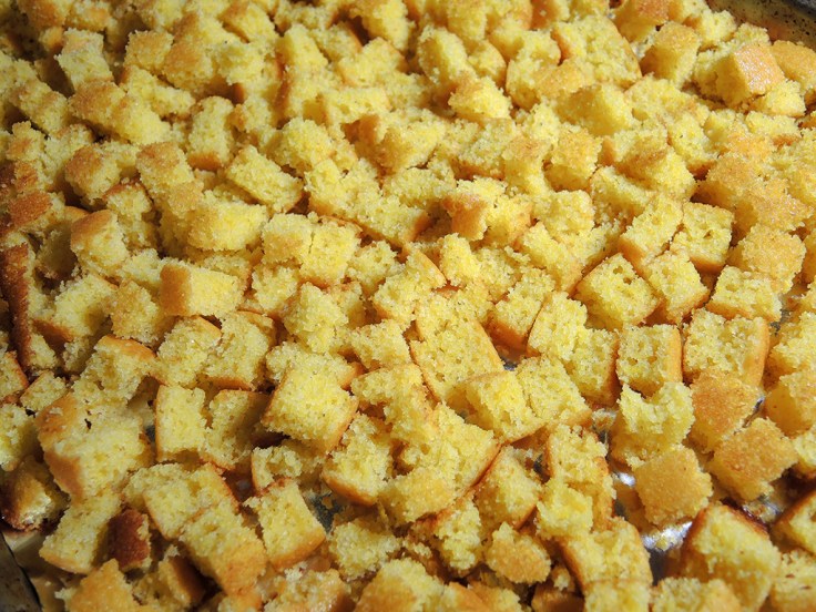 Man Fuel Food Blog - Cornbread Cubes