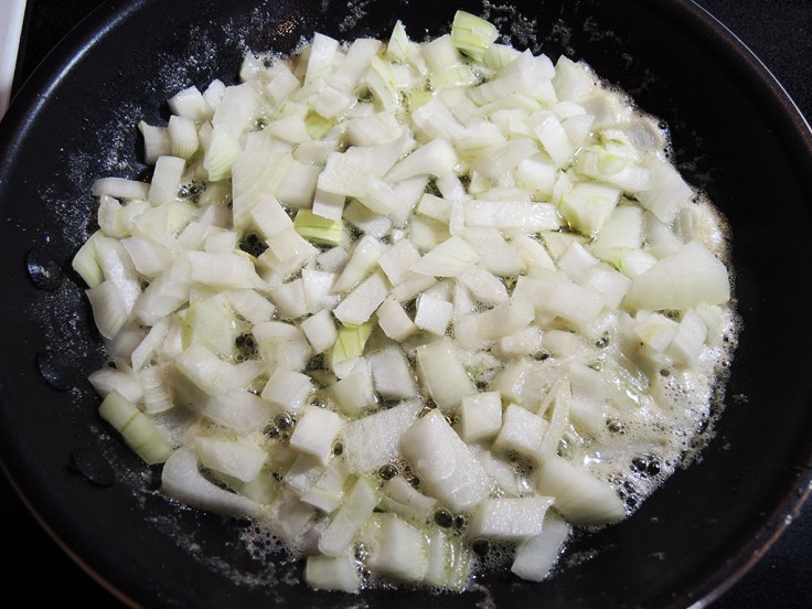 Man Fuel Food Blog - Sauteeing Onions in Butter