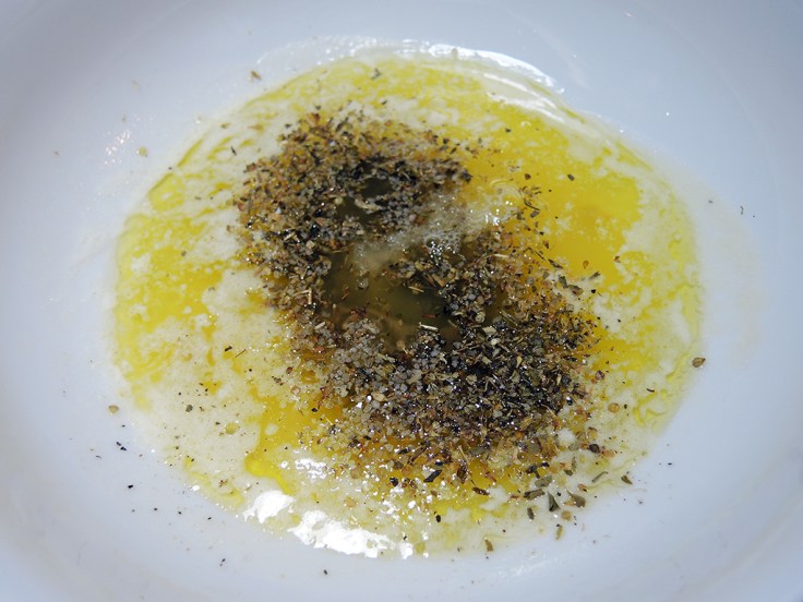 Man Fuel Food Blog - Melted Butter and Olive Oil with Seasonings