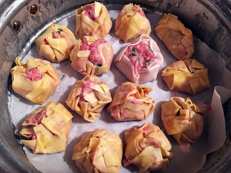 Man Fuel Food Blog - Pork Shumai Dumplings Ready for Steaming