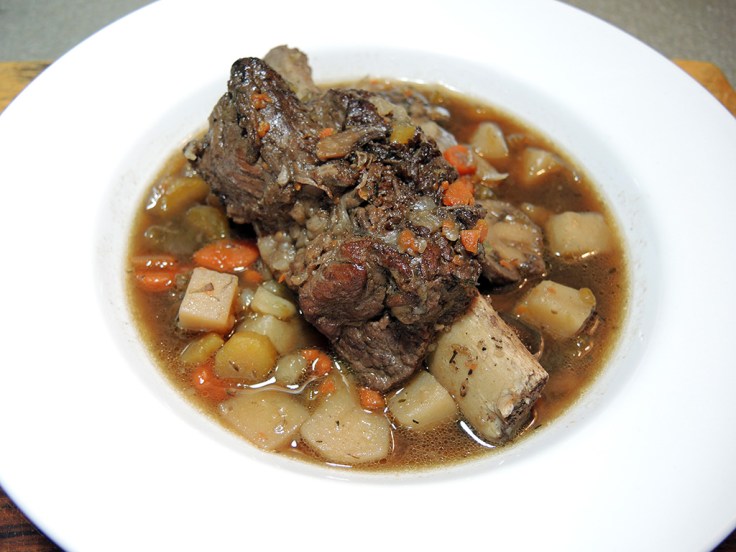 Man Fuel Food Blog - Bone in Braised Short Rib Beef Stew Recipe