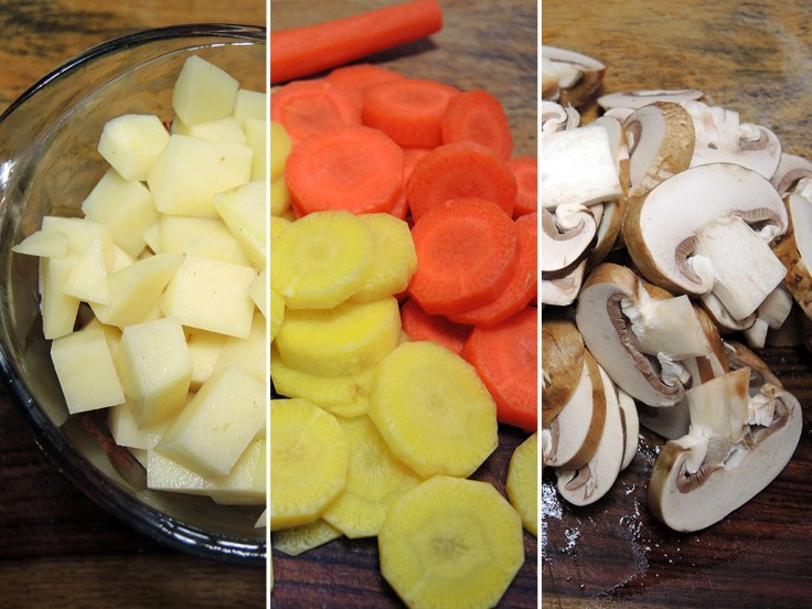 Man Fuel Food Blog - Chopped Vegetables for Stew