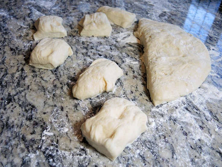 man-fuel-food-blog-homemade-soft-pretzels-recipe-dividing-dough