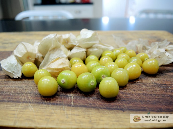 Man Fuel Food Blog - Peeled Husk Cherries