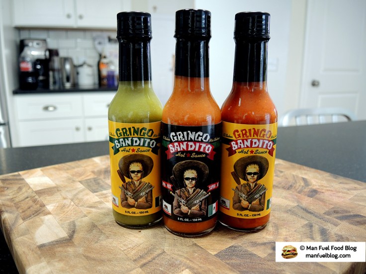 Man Fuel Food Blog - Gringo Bandito Hot Sauce Review - Red, Green, and Super Hot