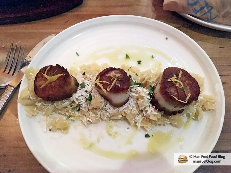 Man Fuel Food Blog - Kleo's - Providence, RI - Scallops