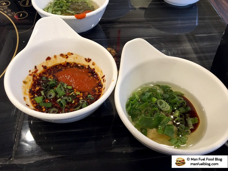 Man Fuel Food Blog - La Mei Hot Pot - Providence, RI - Sauces