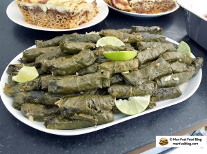 Man Fuel Food Blog - Stuffed Grape Leaves with Meat and Rice Recipe