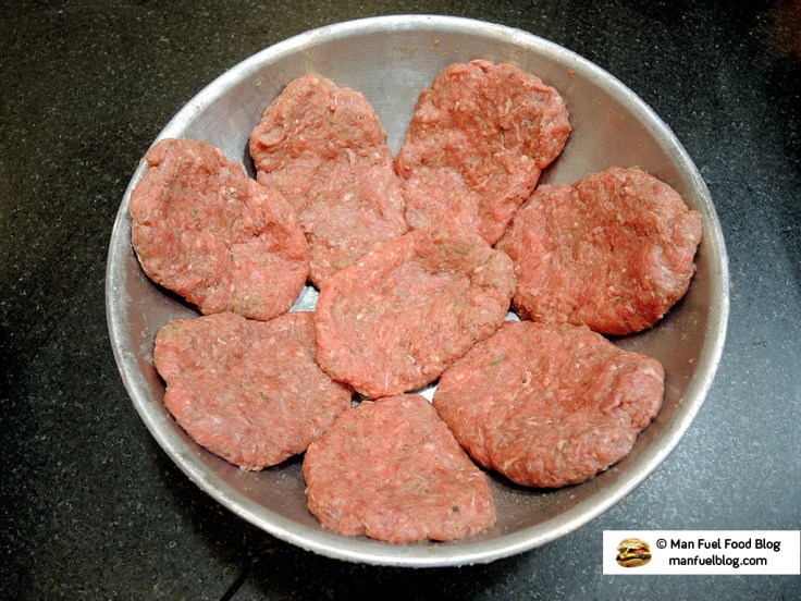 Man Fuel Food Blog - Salisbury Steak Recipe - Forming Steaks