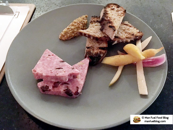 Man Fuel Food Blog - Bayberry Beer Hall Review - Pork Terrine