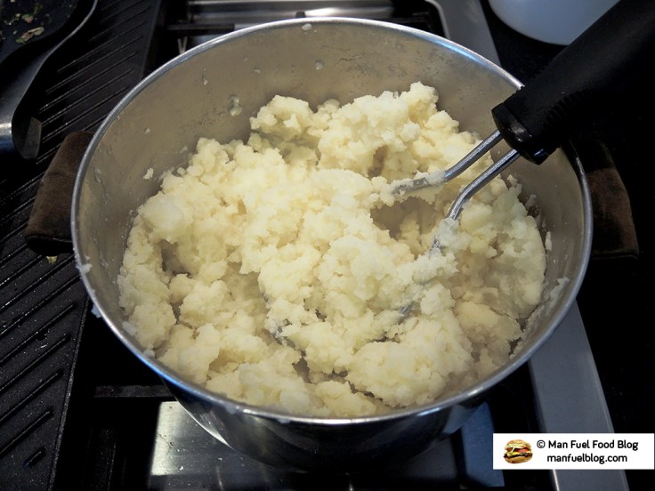 Man Fuel Food Blog - Shepherds Pie Mashed Potatoes