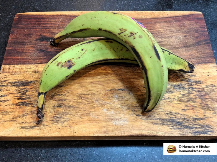 Home Is A Kitchen - Green Plantains