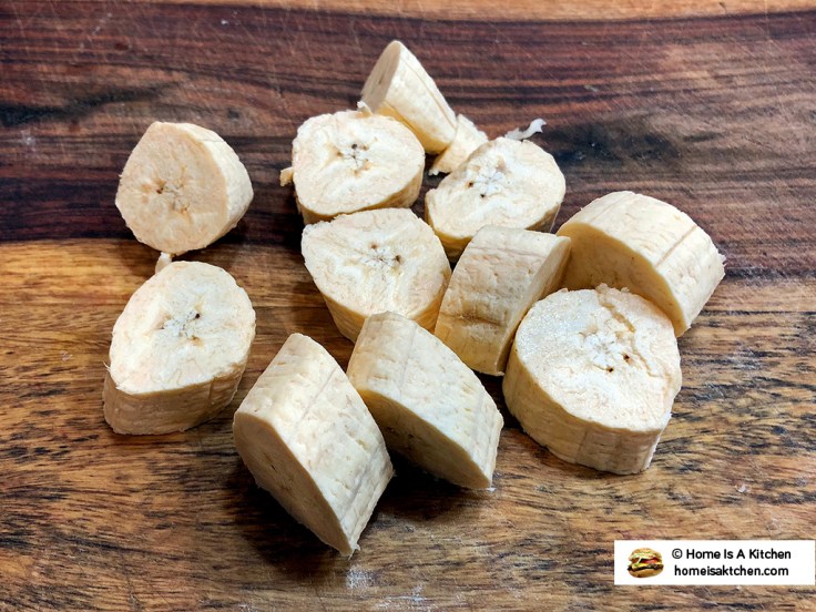 Home Is A Kitchen - Sliced Green Plantains