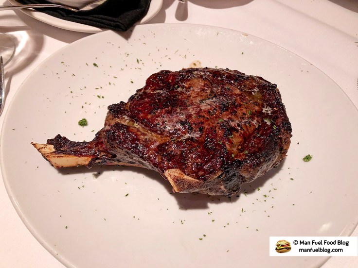 Man Fuel Food Blog - Flemings Providence - Bone-In Ribeye