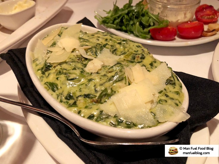 Man Fuel Food Blog - Flemings Providence - Creamed Spinach