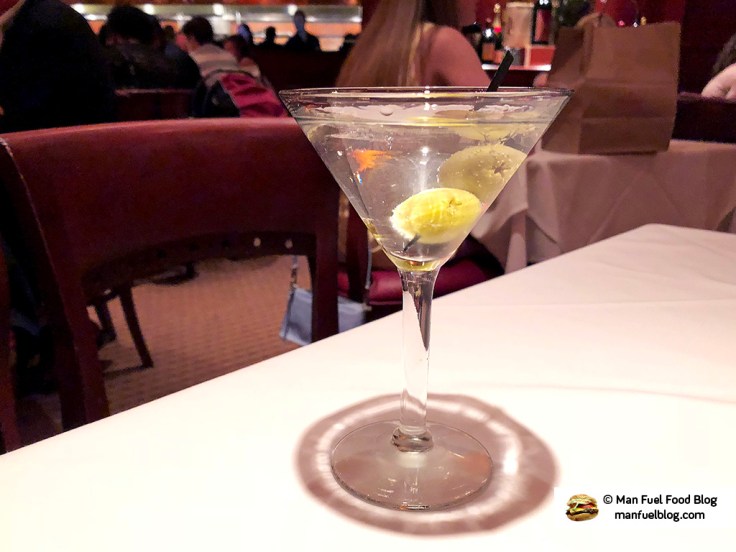 Man Fuel Food Blog - Flemings Providence - Martini