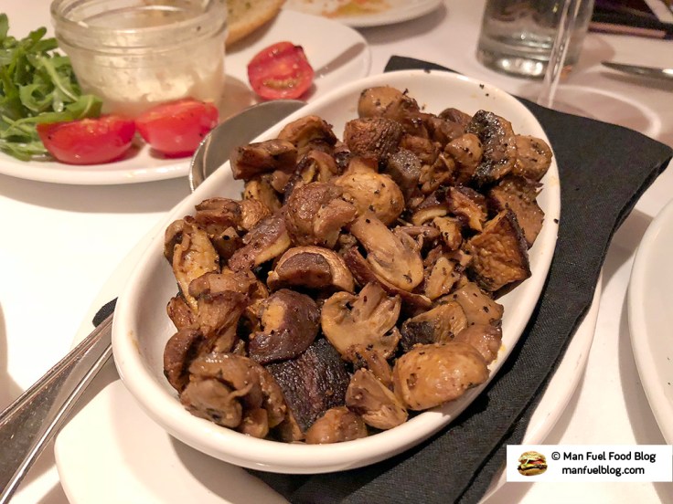 Man Fuel Food Blog - Flemings Providence - Sauteed Mushrooms
