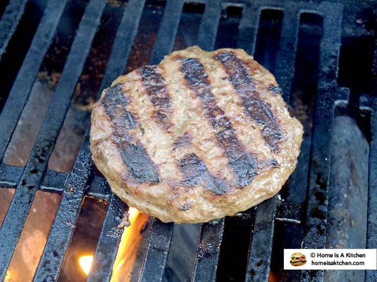 Home Is A Kitchen - Food Blog - Grilling Blue Cheese Stuffed Burger