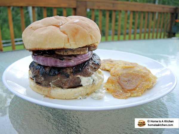 Home Is A Kitchen - Food Blog - Red White and Blue Burger Recipe