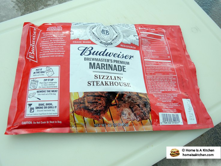 Home Is A Kitchen - Budweiser Steak Marinade Bag