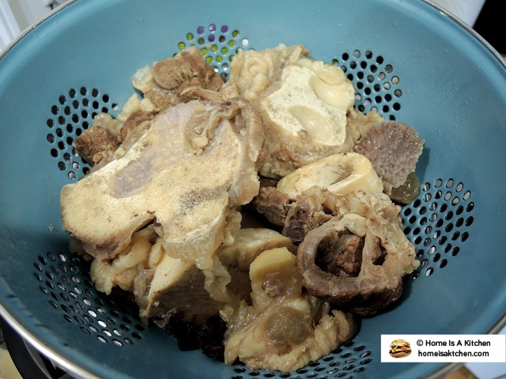 Home Is A Kitchen - Parboiled and Drained Beef Bones