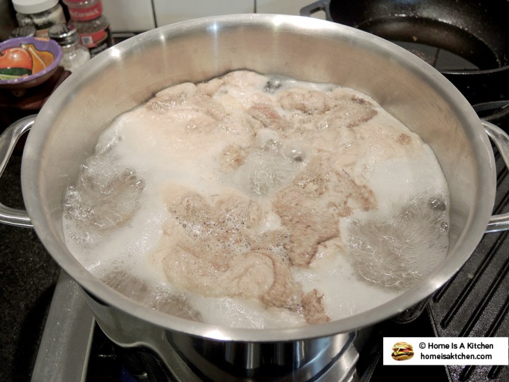 Home Is A Kitchen - Parboiling Beef Bones