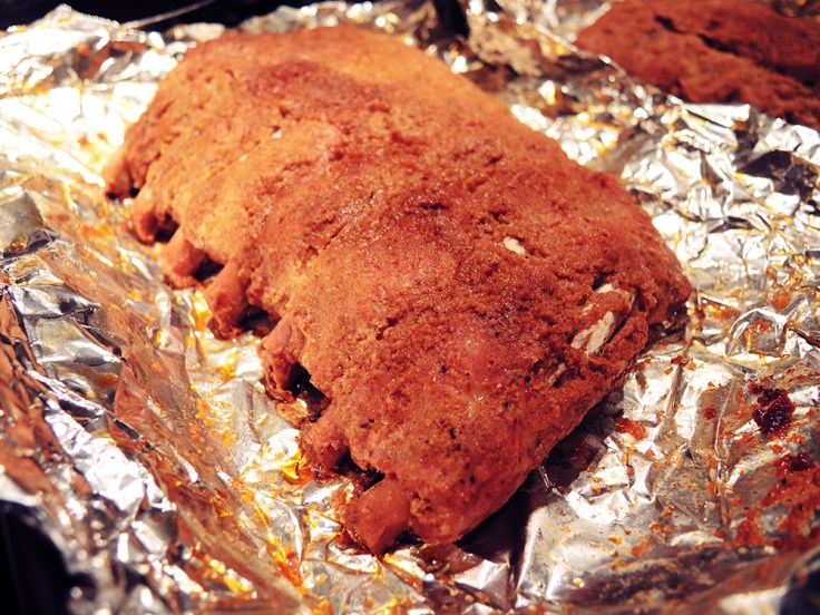 Home Is A Kitchen - Baby Back Ribs Unwrapped from the Oven