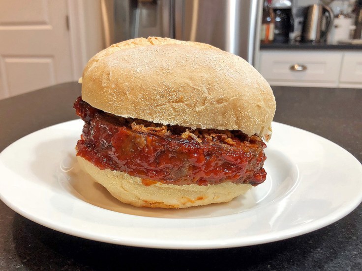 Home Is A Kitchen - Caramelized Onion Meatloaf Sandwich