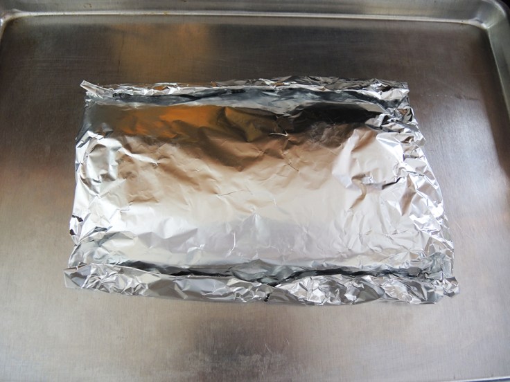 Home Is A Kitchen - Final Step of Creating Pouch for Ribs