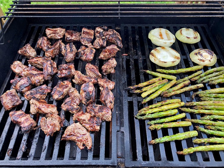 Home Is A Kitchen - Grilled Steak Tips - Grilling