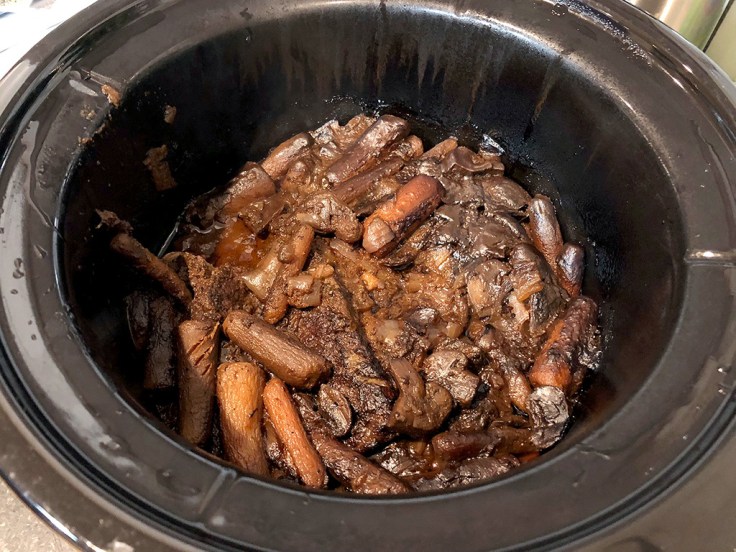 Home Is A Kitchen - Short Ribs in a Red Wine Sauce in the Slow Cooker
