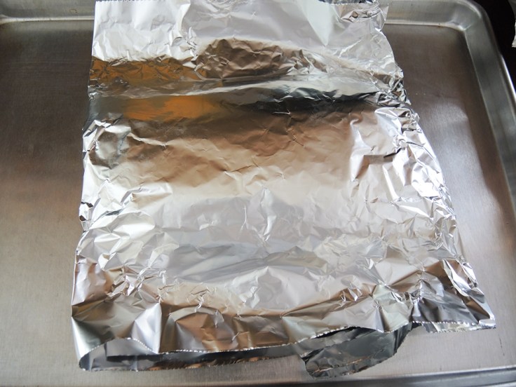 Home Is A Kitchen - Second Step of Creating Pouch for Ribs