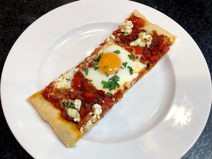 Home Is A Kitchen - Shakshuka Pizza - Strip