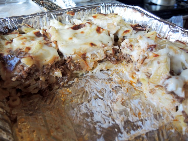 Home Is A Kitchen - macarona-bechamel-recipe-pastitso-in-the-tray