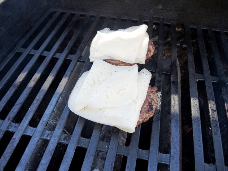 Home Is A Kitchen - Melting Swiss on Pub Style Burger Recipe