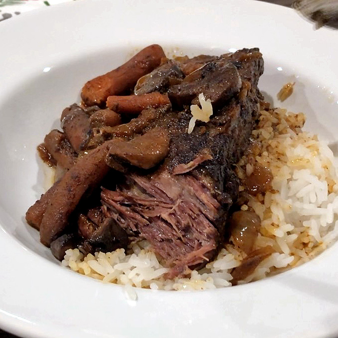 Home Is A Kitchen - Slow Cooker Braised Short Ribs in a Red Wine Sauce - Tender