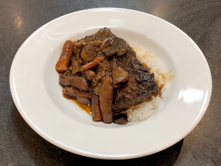 Home Is A Kitchen - Tender Slow Cooker Braised Short Ribs in a Red Wine Sauce
