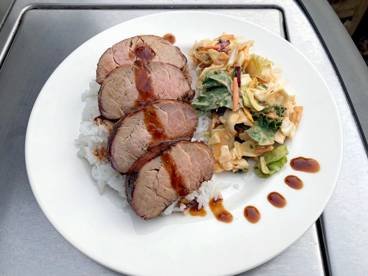 Home Is A Kitchen - Grilled Pork Tenderloin with Sriracha Marinade