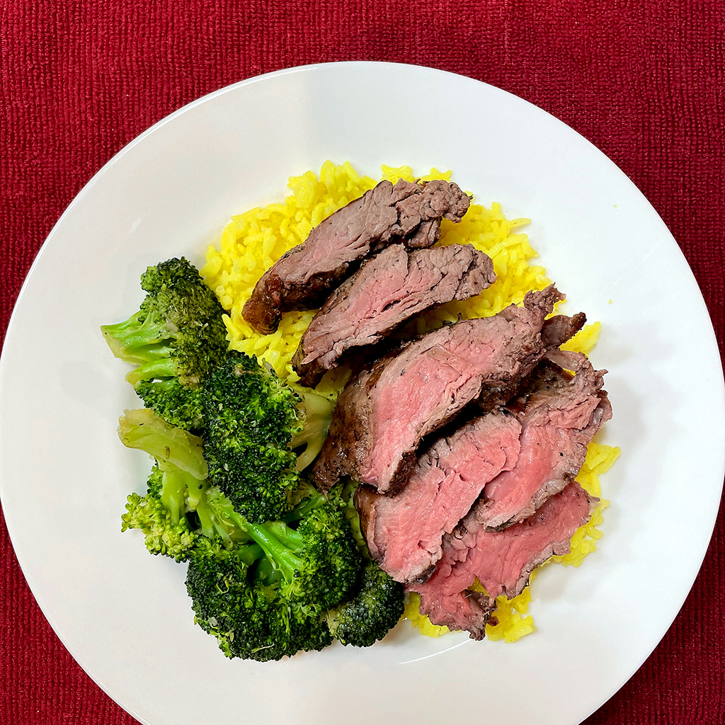 Home Is A Kitchen - Crowd Cow Review - Tenderloin Tips and Broccoli